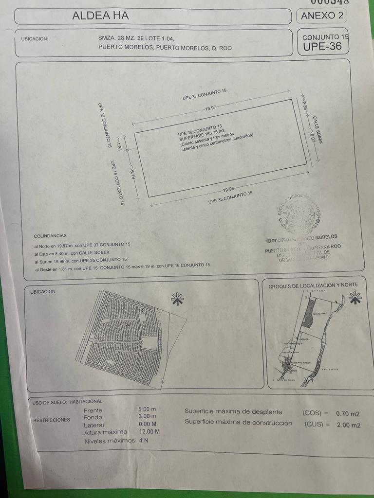 Terreno en venta en Puerto Morelos, Aldea Ha — 3