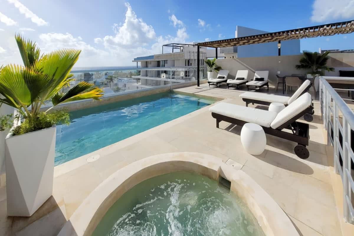 Departamento en renta por noche en Playa del Carmen, Menesse on the Beach — 8