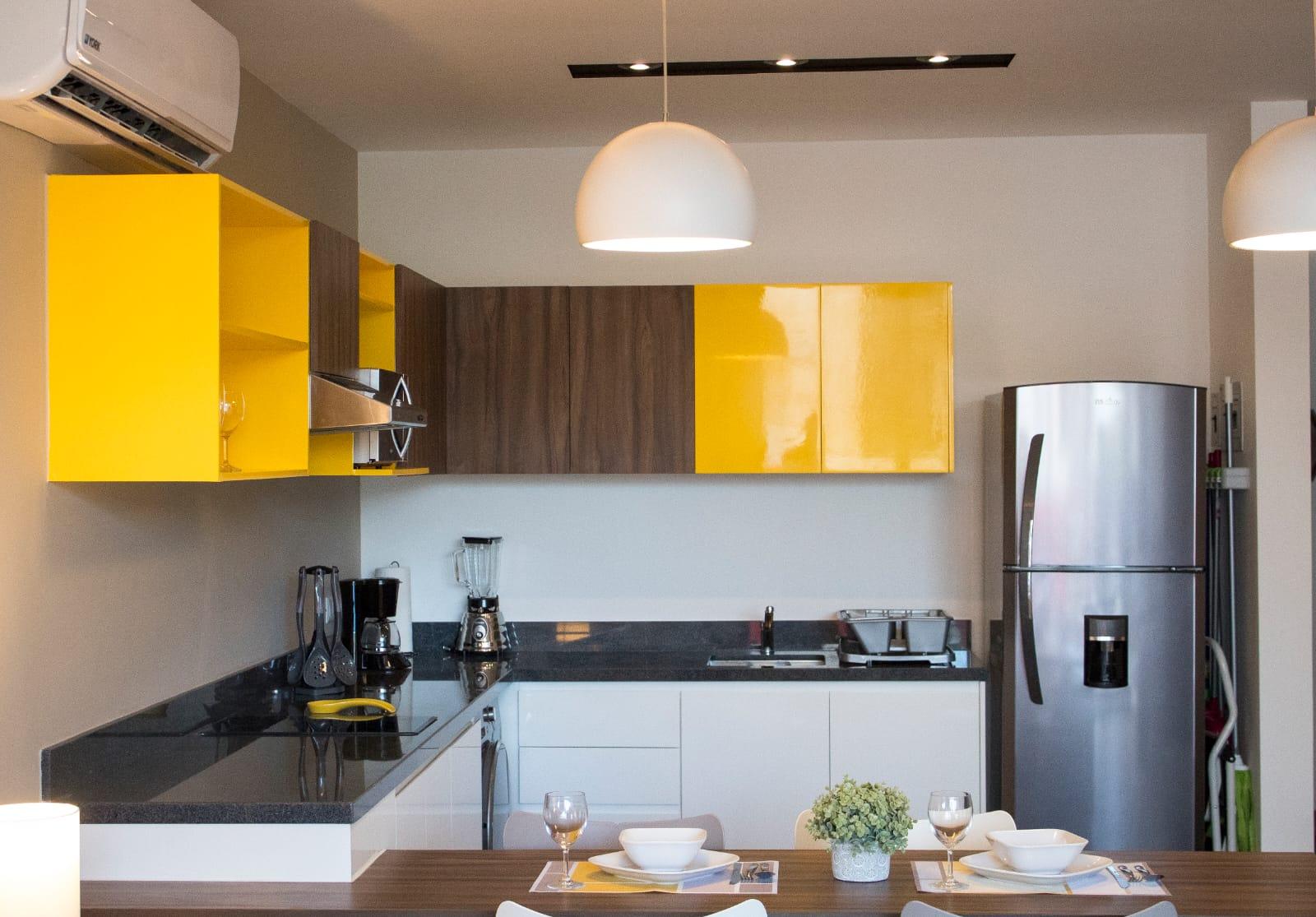 Estudio en renta en Playa del Carmen, The Yellow Condo — 6