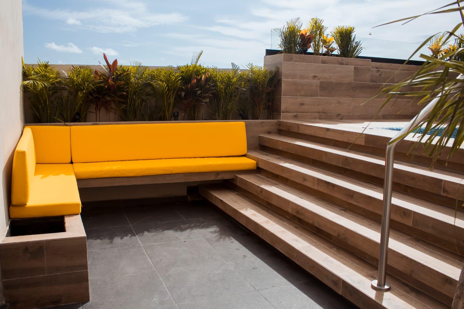 Estudio en renta en Playa del Carmen, The Yellow Condo — 7