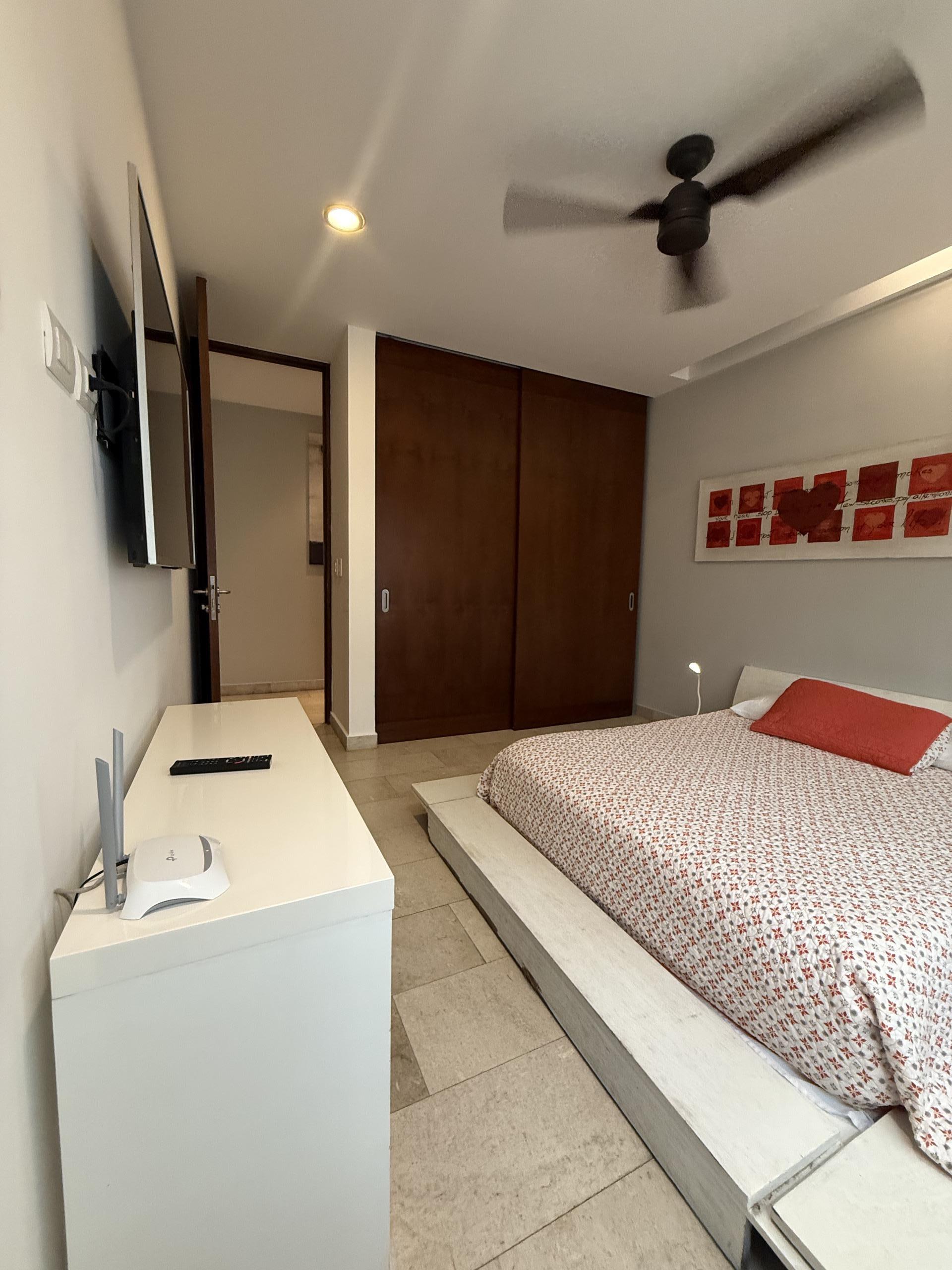Departamento en renta en Playa del Carmen, Cruz con Mar 302 — 25